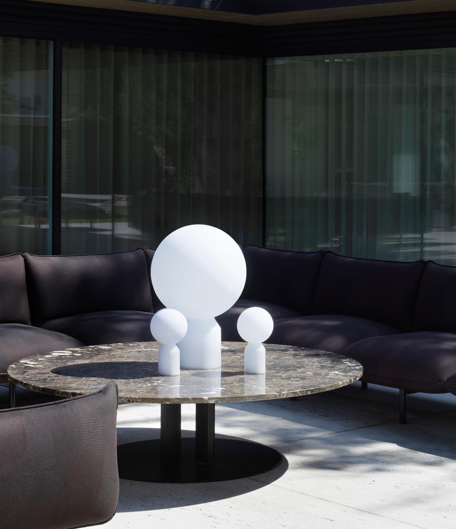 Yo bordlampe, hvid - stor